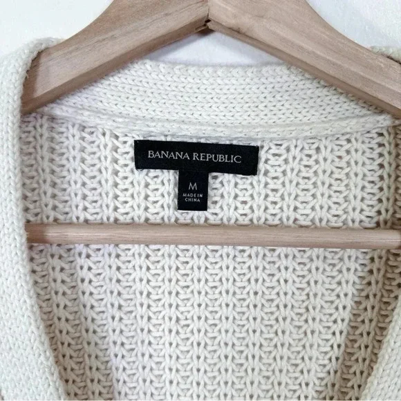 Banana Republic Cream Sweater Cardigan - Picture 13 of 16